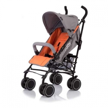 Коляска-трость Jetem Holiday — Оранжевый/Серый