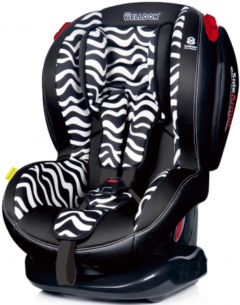 Автокресло Welldon Royal Baby SideArmor   CuddleMe — Zebra