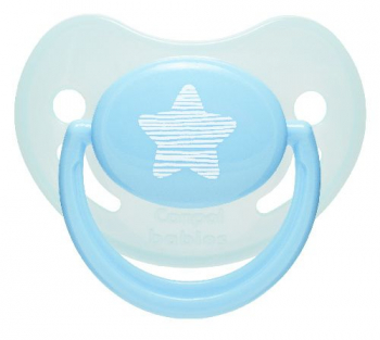 Пустышка Canpol Pastelove анатомич., силик., 0-6 мес., арт. 22/419 — голубой