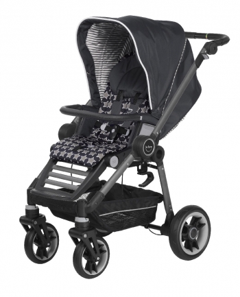 Прогулочная коляска Teutonia Bliss (шасси Graphite) — 6105-6165 Starlight