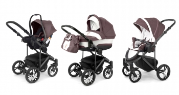 Коляска 3 в 1 Esspero Magic Pro (шасси Graphite) — Brown Lux