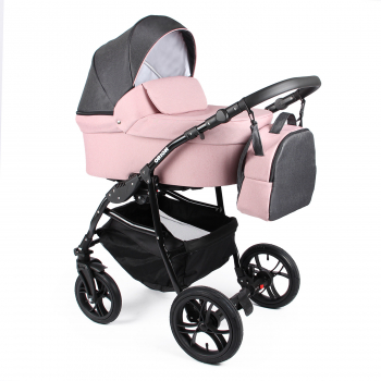 Коляска 2в1 Alis ORION — т.серый+розовый