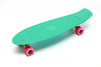 Скейтборд Triumf Active 27" TLS-402 — мятный с розовыми колесами