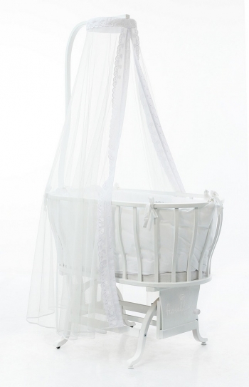 Колыбель Fiorellino Berlin New овальная — White
