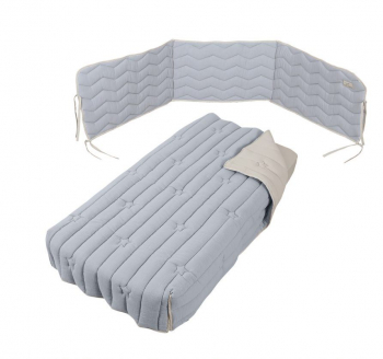 Комплект в кроватку Micuna Mousse 140*70 TX-1732 — Blue