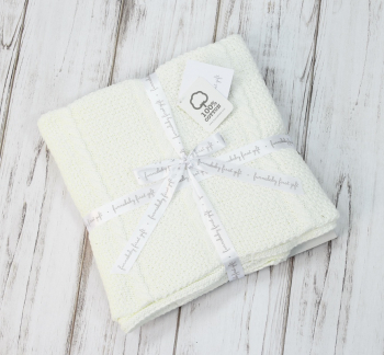 Плед Funnababy Capelli 75х110 см вязаный — Кремовый