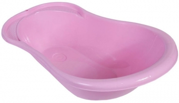 Ванночка детская Littel Angel "Ангел" 84 см — розовая