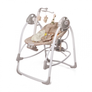 Электрокачели Jetem Flappy 2в1 с адаптером — Коричневый