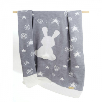Плед Ma Licorne Lapin — Gris (Серый) 100х100см