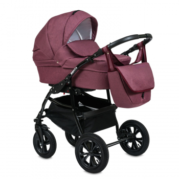 Коляска 3в1 Alis BERTA — бордовый