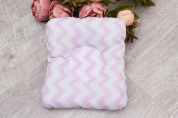 Подушки для малыша Amarobaby для кормления и сна зигзаг — розовый