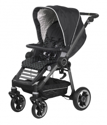 Прогулочная коляска Teutonia Bliss (шасси Graphite) — 6100-6160 Twinkle