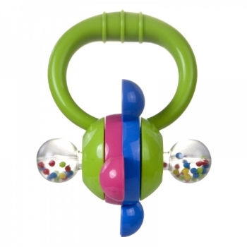 Погремушка Canpol "Колесо" арт. 2/887, 0+ мес. — зеленый
