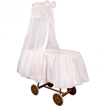 Кроватка-люлька Italbaby Amore с балдахином — Крем