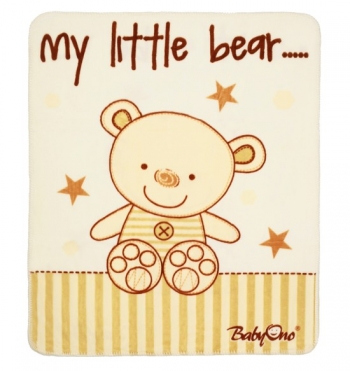 Плед BabyOno (80*100 см) в подарочной упаковке — Мишка