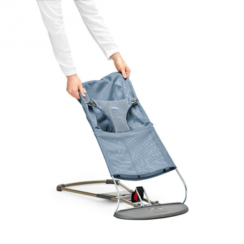 Чехол для шезлонга BabyBjorn "Bliss Mesh" [ art. 0120 ] — 20 / Серо-голубой