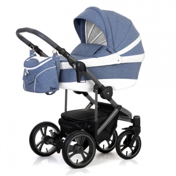 Коляска для новорожденных Esspero Denim (шасси Magic Pro Graphite) — Navy