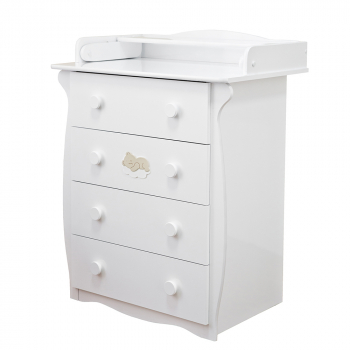 Пеленальный комод Красная звезда (Можга) С 257 — Белый