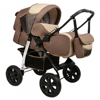 Прогулочная коляска Alis AMELIA I  — т.бежевый+св.бежевый