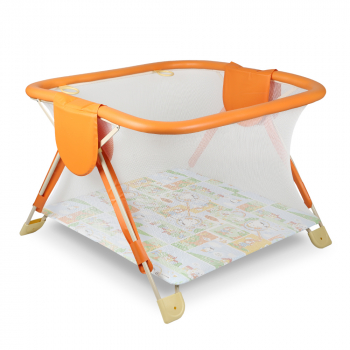 Манеж детский Globex Книжка NEW — оранжевый арт.110406