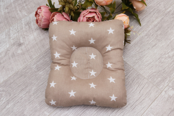 Подушки для малыша Amarobaby для кормления и сна звездочка — кофе