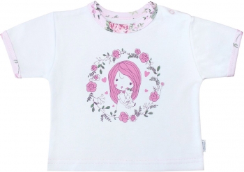 Фуфайка\футболка кор.рукав с плеч.заст. Веселый Малыш 