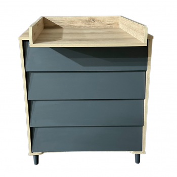 Пеленальный комод Антел Marcel — Дуб/Графит