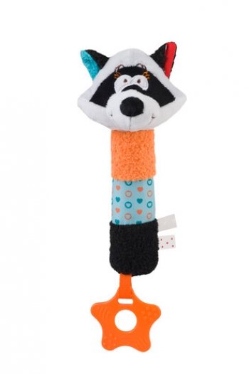 Игрушка пищалка BabyOno — енот Joe