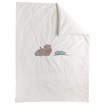 Плед 75х100 см Nattou — Loulou, Lea Hippolyte Панда, Леопард, Бегемот 963534