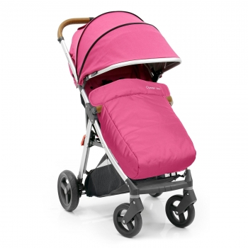 Прогулочная коляска Oyster Zero — Wow Pink с накидкой на ножки