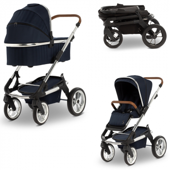 Коляска 2 в 1 Moon Solitaire — Navy (557) 2020