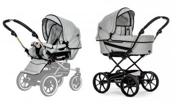 Коляска 2 в 1 Emmaljunga Edge Duo Combi Lounge (шасси City Black) — Pure