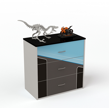 Комод ABC-KING PILOT — серый каркас