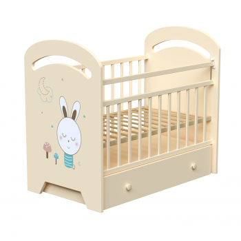 Детская кроватка ВДК Lucy (маятник) — слоновая кость