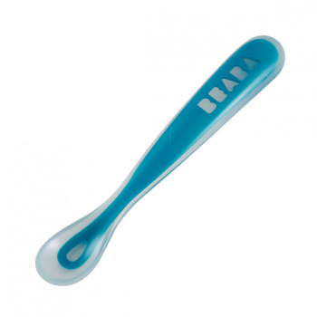 Ложка Beaba "Ergonomic 1ST AGE Spoon" — 913381 / Blue