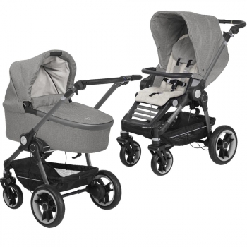 Коляска 2 в 1 Teutonia BeYou V4 Elite (шасси Graphite) — 6145-6145-6120 Pebble-Stone