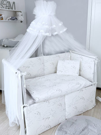 Комплект постельного белья Lepre Swan 6 предметов (125*65)