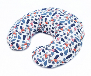 Подушка для кормления Ceba Baby Physio Mini трикотажная — Flamingos