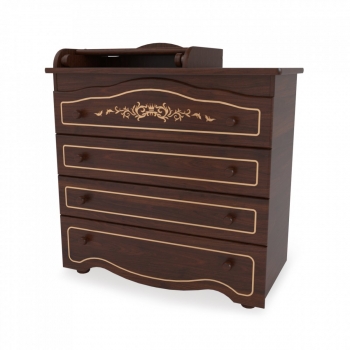 Пеленальный комод Gandilyan "Сильвия" Люкс Плюс — орех