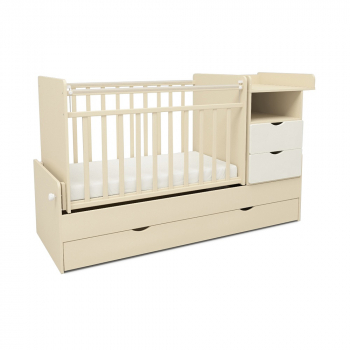 Кровать-трансформер Sweet Baby Valentino — Слоновая кость/Белая