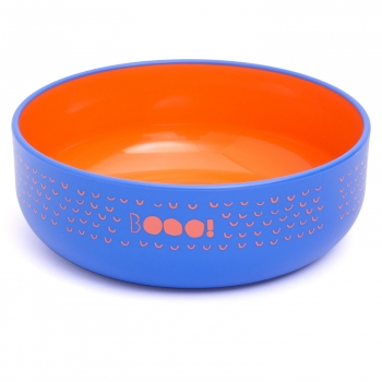 Тарелка Suavinex глубокая "BOOO"  — Голубой