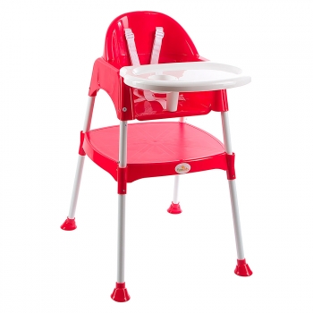 Стульчик для кормления 2 в 1 Funkids "Eat And Play" — Красный