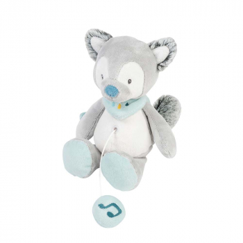 Игрушка мягкая Nattou Musical Soft toy MINI Tim & Tiloo — Волк музыкальная 498081