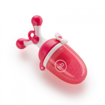 Ниблер с силиконовой сеточкой Happy Baby Nibbler Twist — Red
