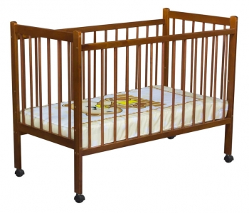 Детская кроватка Farfello КД 1200 пс — орех