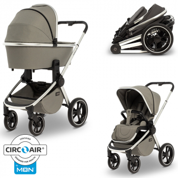 Коляска 2 в 1 Moon ReSea S — Taupe (205) 2020
