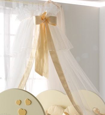 Балдахин Baby Expert Cuore di Mamma — крем/золото