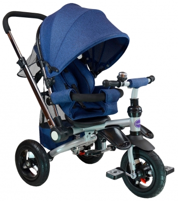 Велосипед детский трехколёсный Farfello TSTX011 — лён синий