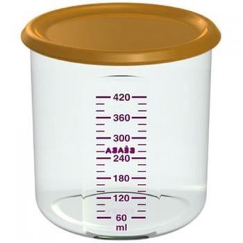 Контейнер для хранение продуктов Beaba Maxi+ Portion (500 мл) — Orange