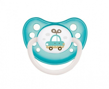 Пустышка анатомическая Canpol Toys силикон, 6-18 мес., арт. 23/257 — бирюзовый